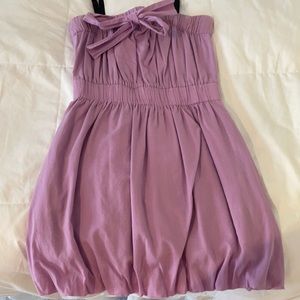 Jcrew lilac short bubble dress